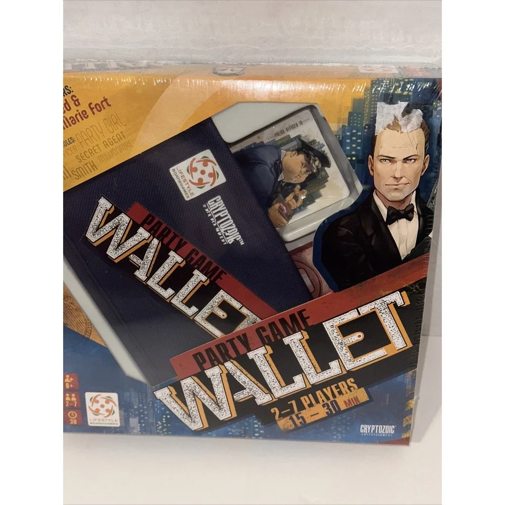 Cryptozoic Entertainment Party Game Wallet 2-7 players 15-30 min New Sealed F21‎